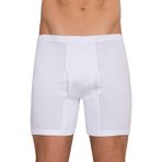 Berrak Erkek Boxer, Paçalı, Beyaz, XL Beden, 12 Adet