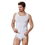 Berrak Erkek Boxer Slip Külot Takımı, Beyaz, XL Beden
