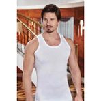 Berrak Erkek Pamuklu Penye Atlet 4'lü 1001 - 3XL - Beyaz