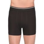 Berrak Erkek Siyah Boxer, 3'lü Paket, Likralı, 3XL Beden