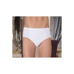 Berrak Erkek Slip Külotu, 3'lü Paket, Beyaz, M Beden