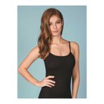 Berrak Kadın Askılı Atlet, Slim Fit,%95 Pamuk%5 Likra, Siyah, XL Beden