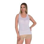 Berrak Kadın Beyaz Geniş Askılı Atlet, 100% Pamuk, 2XL Beden, 3'lü Set