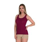 Berrak Kadın Jakarlı Geniş Askılı Atlet, Bordo, 3XL Beden
