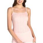 Berrak Kadın Jakarlı İp Askılı Atlet, 6'lı Paket, Pembe, XL Beden