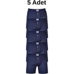 Berrak Penye 5'li Erkek Boxer Rahat Bol Kesim Abani Classic - Lacivert - 3XL
