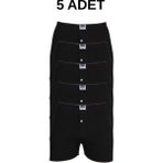 Berrak Penye 5'li Erkek Boxer Rahat Bol Kesim Abani Classic - Lacivert