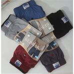 Berrak Penye Çok Renkli 5'li Erkek Boxer Rahat Bol Kesim - 3XL