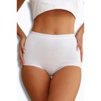 Berrak Toparlayıcı Kadın Külot, 3'lü Paket, Beyaz, 2XL Beden