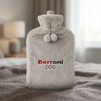 Berroni Peluş Kılıflı 2 Litre Sıcak Su Torbası Gri