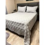 Berry Concept Iskandinav Yatak Örtüsü Çift Kişilik - Açık Gri - 250 x 255 cm