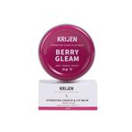 Berry Gleam Nemlendirici Pembe Renkli Dudak & Yanak Balmı | Bitkisel Krem Allık&ruj&far