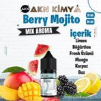 Berry Mojito Mix Aroma Limon Böğürtlen Frenk Üzümü Buz Gıda Aroması 10 ml