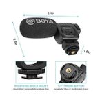 Berry Store Boya BY-BM3011 Kompakt Shotgun Mikrofon - Ahşap