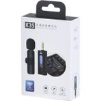 Berry Store K35 Wireless Microphone Kablosuz Yaka Mikrofonu 360° Çok Yönlü Gürültü Azaltma Type-C Android Akıllı Telefon ile Uyumlu Youtube Için Tablet Facebook Canlı Akış Video Kaydı Vlog Röportaj Uyumlu - Ahşap