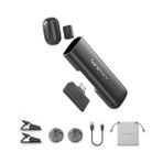 Berry Store Saramonic iPhone 17/16/15 ve Android Için Air Se Kablosuz Mini Mikrofon, 48KHZ/24-BIT, Aı Gürültü Engelleme, Röportaj Youtube Tiktok Podcast Vlogging Için Içerik Oluşturucu Mikrofonlar Klip - Ahşap