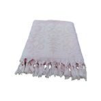 Bersay Otantik Büyük Boy %100 Pamuk Banyo Havlusu - 100 x 150 cm - Pudra