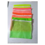 Berselya Underwear&Accessories 4 Adet 4 Renk Fermuarlı - Hassas Çamaşır Terlik Ayakkabı Yıkama Filesi Büyük Boy