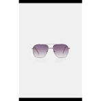 Bershka Allbucks Bershka, Unisex Pilot Güneş Gözlüğü ABBRS1023 - Gri - Gri