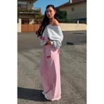 Bershka Asimetrik baskılı sweatshirt