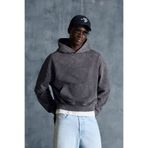 Bershka Boxy fit kapüşonlu yıkamalı sweatshirt
