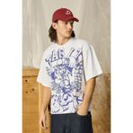 Bershka Boxy Kısa Kollu Boxy Fit Beyaz Erkek T-shirt