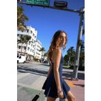 Bershka Denim mini elbise