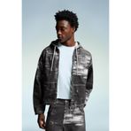 Bershka Desenli denim ceket