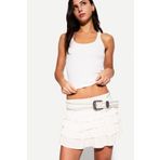 Bershka Fırfırlı mini etek