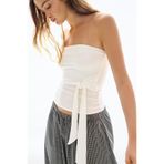 Bershka Kravatlı bandeau üst