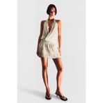 Bershka Kruvaze halter mini elbise