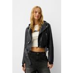 Bershka Suni Deri Biker Ceket