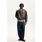 Bershka Suni deri bomber ceket