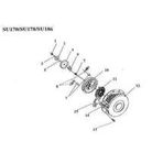 Bertolini 215 7 HP Dizel Çapa Makinası Starter Kapak Komple