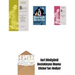 Bertolt Brecht - Bütün Oyunları 2 (Ciltli) + Efendi Puntila ve Uşağı Matti + Bertolt Brecht - Bütün Oyunları 5 + Okuma Sticker'ları - 2818.8