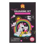 Bertoy Tiger Tribe Neon Unicorn Boyama Seti ve Çizim Seti