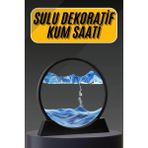Beruflic 3D LED Işıklı Kum Saati Gece Lambası Hareketli Sulu Kum Saati Dekoratif - Renkli - standart