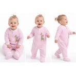 Beruflic 6/48 Ay Kapitoneli Bebek Uyku Tulumu - Pembe - 3 - 4 Yaş