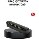 Beruflic Alüminyum Kasa Gri Çevirmeli Araç Içi Telefon Numaratörü - Renkli - standart