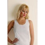 Beruflic Anıt Ribana Dantelli Bayan Atlet 2112-1 - 2XL - Beyaz