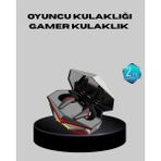Beruflic Bluetooth 5.0 Kablosuz Kulaklık LED Işıklı Silikonlu Tasarımlı - Çok Renkli