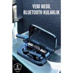 Beruflic Bluetooth Kulaklık Powerbankli Dijital Göstergeli Dokunmatik Kontrol - Çok Renkli