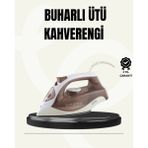 Beruflic Buharlı Ütü 2200W Seramik Taban 300 ml Kahverengi Dikey Ütüleme - Renkli - standart