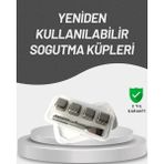 Beruflic Çevre Dostu Metal Buz Küpü ve Kullanışlı Klips Seti - Renkli - standart