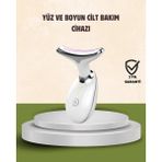 Beruflic Cilt Yenileyici Şarjlı Güzellik Aleti – Pozitif/negatif Iyon, Titreşimli Masaj ve Kırmızı-Mavi-Yeşil Işıkla - Renkli - standart