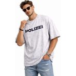 Beruflic Erkek Asit Yıkamalı Oversize Tişört Ön ve Arkası Baskılı %100 Pamuk Street Style Tshirt - Beyaz