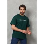 Beruflic Erkek Baskılı T-Shirt Kısa Kol Bisiklet Yaka Regular Fit Tişört - Çağla Yeşili - XL