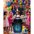 Beruflic Kablosuz Karaoke Hoparlör Mikrofonlu Rgb Işıklı Bluetooth Speaker USB Tf Kart Destekli - 1