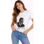 Beruflic Kız Çocuk Atatürk Baskılı Tişört Kısa Kollu Bisiklet Yaka T-Shirt - Beyaz