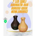 Beruflic LED Işıklı Ultrasonik Oda Nemlendirici ve Uçucu Yağ Difüzörü - Çok Renkli
